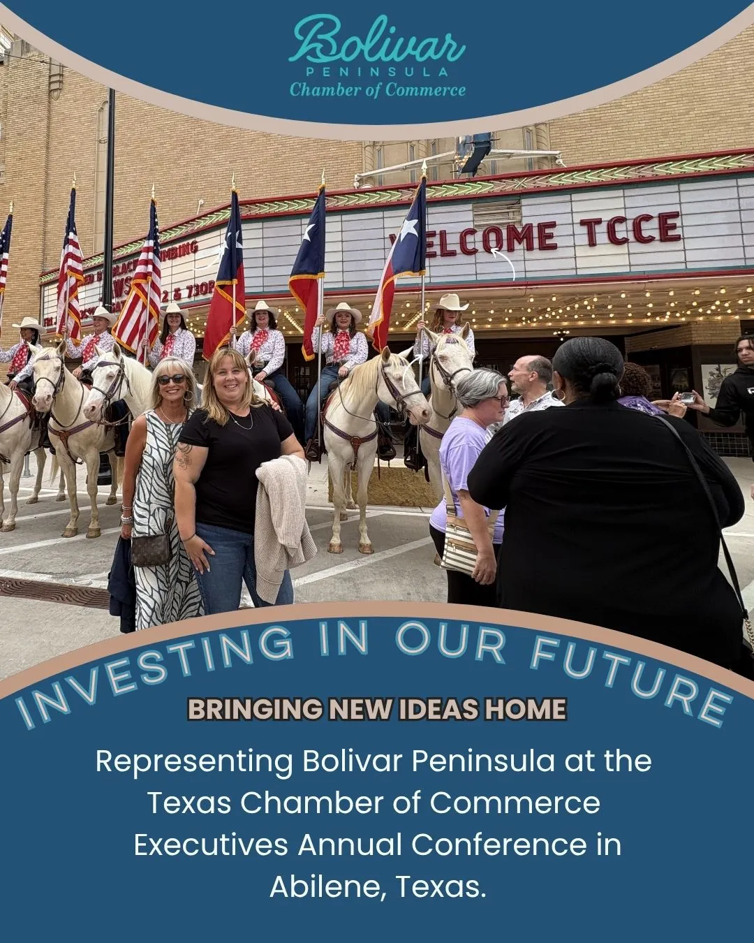Bolivar Peninsula chamber attends TCCE conference
